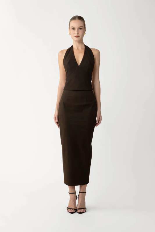 Nomi Suede Skirt